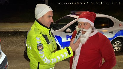 Edirne'de polistan yeni yıla saatler kala huzur uygulaması