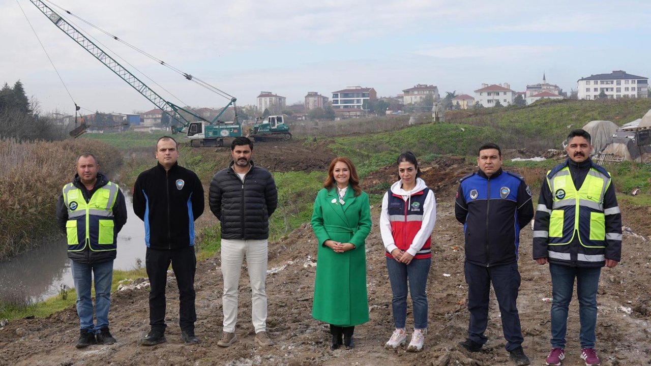 Ergene Belediyesi, Çorlu Deresi&#039;nde temizlik çalışması başlattı