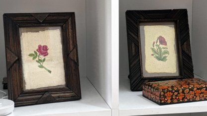 Geleneksel el sanatı Edirnekari'yi kendi ürettiği kağıtlara işliyor / Ek fotoğraflar