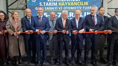 Kırklareli'de Tarım, Hayvancılık, Gıda, Sanayi ve Otomotiv Fuarı açıldı