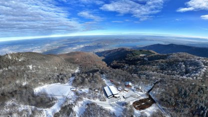 Kocaeli'de Kartepe beyaz örtüyle kaplandı