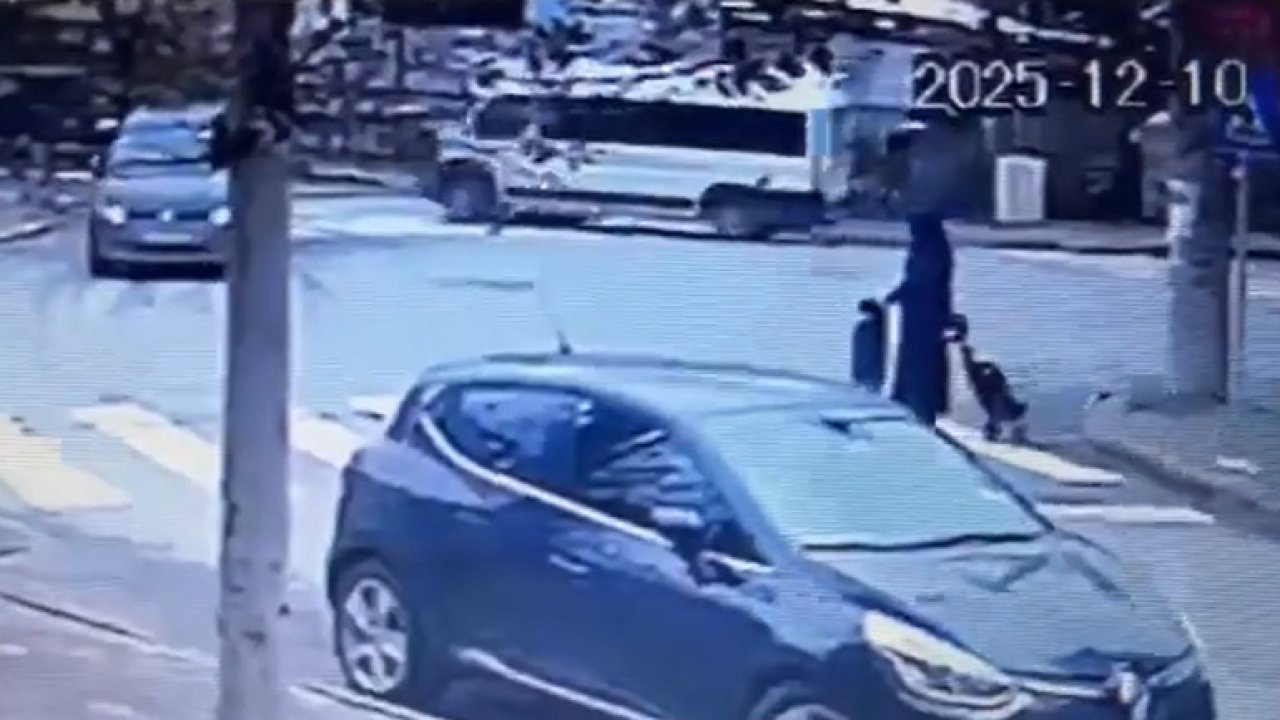 Minibüsün çarparak Miraç’ın ölümüne neden olduğu kazanın kamera görüntüsü ortaya çıktı