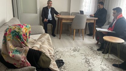 Miras davasında taraflardan biri yatalak olduğu için mahkeme eve taşındı