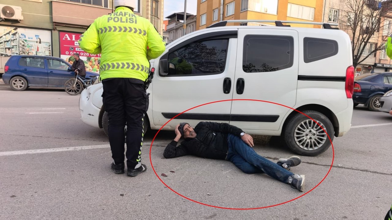 Muayene olup evine dönerken kazada yaralandı, aynı hastaneye kaldırıldı