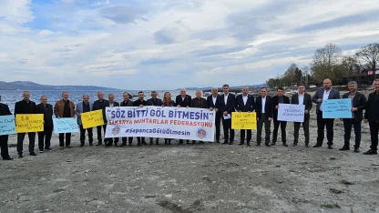 Muhtarlardan kuraklığın etkilediği Sapanca Gölü uyarısı