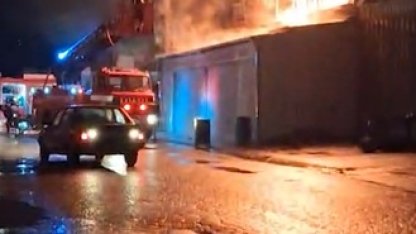 Nalbur dükkanında çıkan yangın söndürüldü