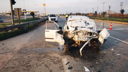 Otomobil, aynı yöne giden otomobile çarptı; 15 yaşındaki Furkan öldü