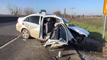 Çorlu’da feci kaza, 1’i ağır 5 yaralı