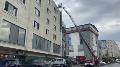 Restoranda yangın çıktı, otelde kalanlar tahliye edildi