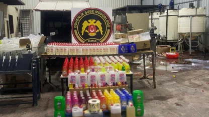 Sahte temizlik malzemesi satan depoya baskın; 6 gözaltı
