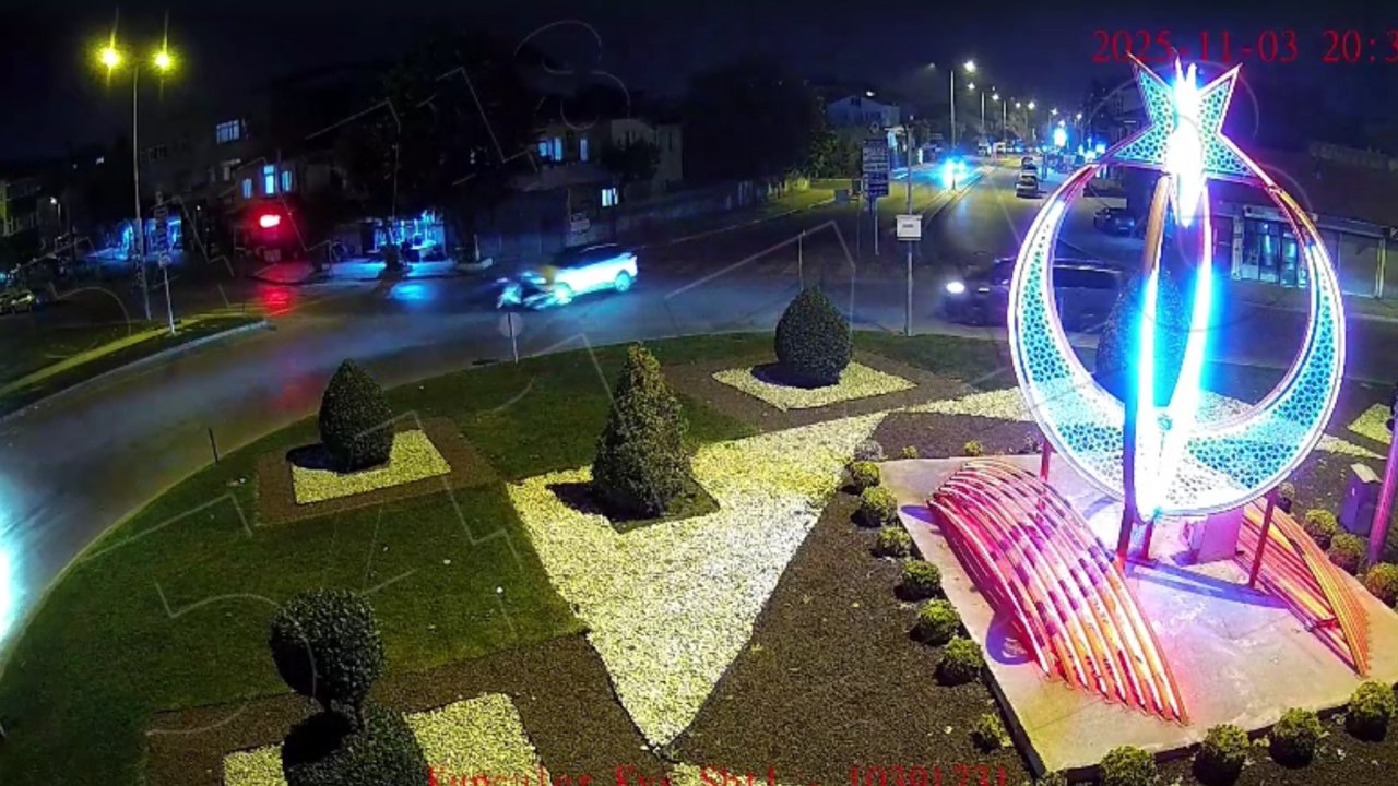 Sakarya&#039;da, KGYS kameralarına yansıyan 4 kazadan 3&#039;ü kavşaklarda