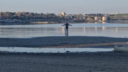 Tekirdağ’da deniz 20 metre çekildi