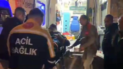 Tekirdağ'da motosikletin çarptığı yaya yaralandı
