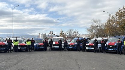 Tekirdağ'da polis ve jandarmaya 64 yeni araç tahsis edildi