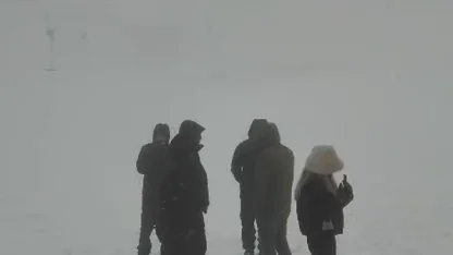 Uludağ'da kar kalınlığı 12 santimetre