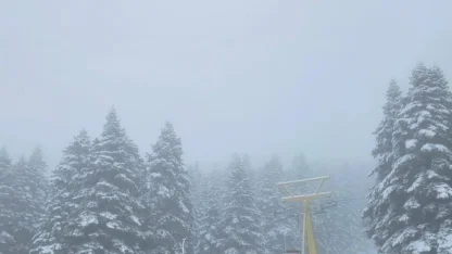 Uludağ’da kar kalınlığı 18 santimetreye ulaştı