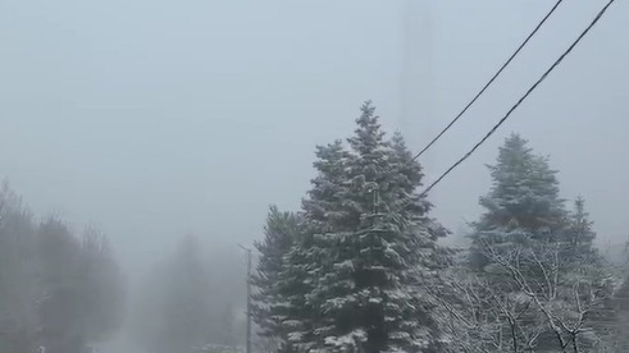 Uludağ’da kar kalınlığı 5 santimetreye ulaştı