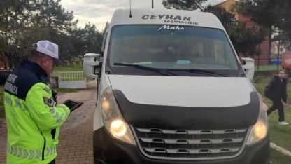 Uzunköprü’de jandarmadan öğrenci servislerine denetim