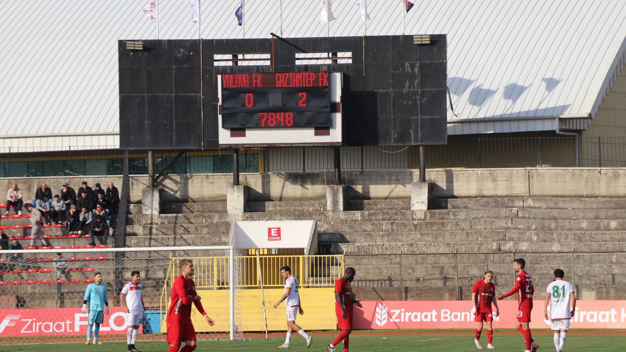 Yalova FK 77 - Gaziantep FK: 0-2