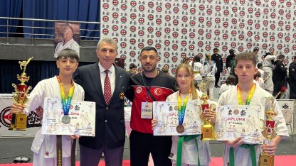 Yıldırım Belediyesi sporcuları Kyokushin Karate Avrupa Kupası’ndan 3 madalyayla döndü