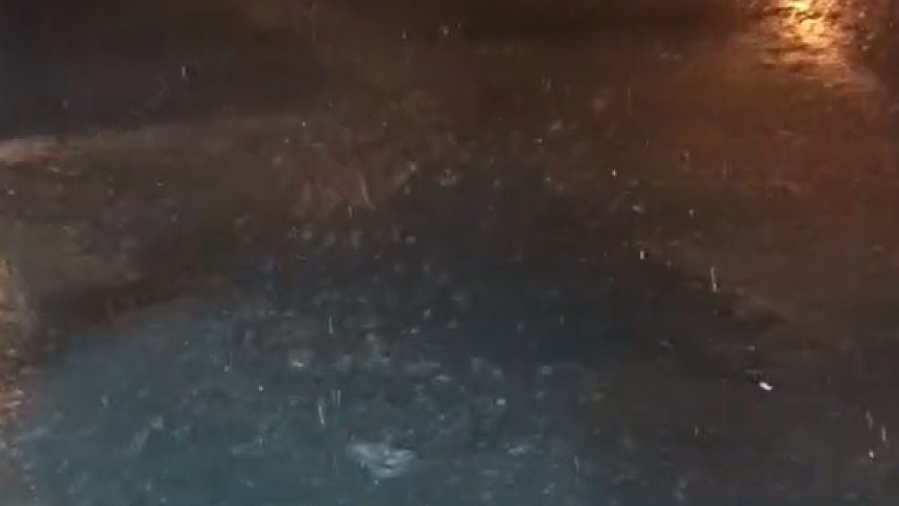 Çanakkale’de sağanak etkili oldu