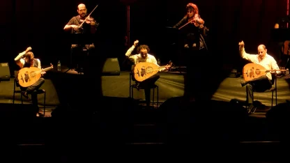 Filistinli 3 kardeşten oluşan ‘Le Trio Joubran’ müzik grubu Bursa’da konser verdi