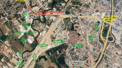 Geçit Köprüsü'nde trafik düzenlemesi