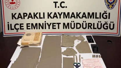 Kapaklı'da uyuşturucu operasyonunda 5 tutuklama
