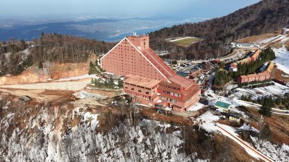 Kartepe'deki kayak oteli mühürlendi