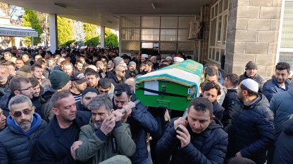 Kereste fabrikasında akıma kapılıp ölen iş yeri ortağı, toprağa verildi