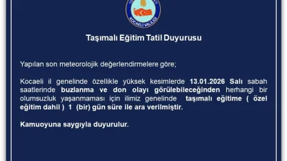 Kocaeli’de taşımalı eğitime ‘buz ve don’ engeli