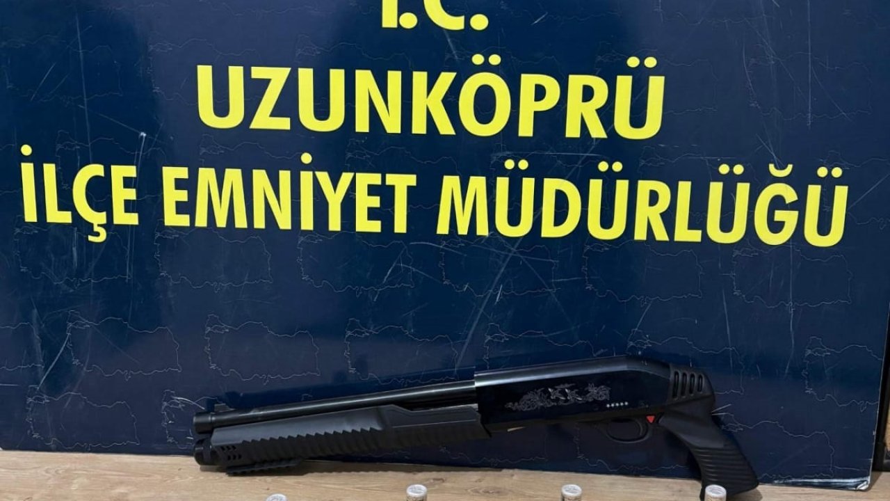 Üzerinde pompalı tüfekle yakalandı