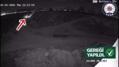 Yol kenarına hafriyat döken kamyon sürücüsüne 63 bin lira ceza; olay anı kamerada