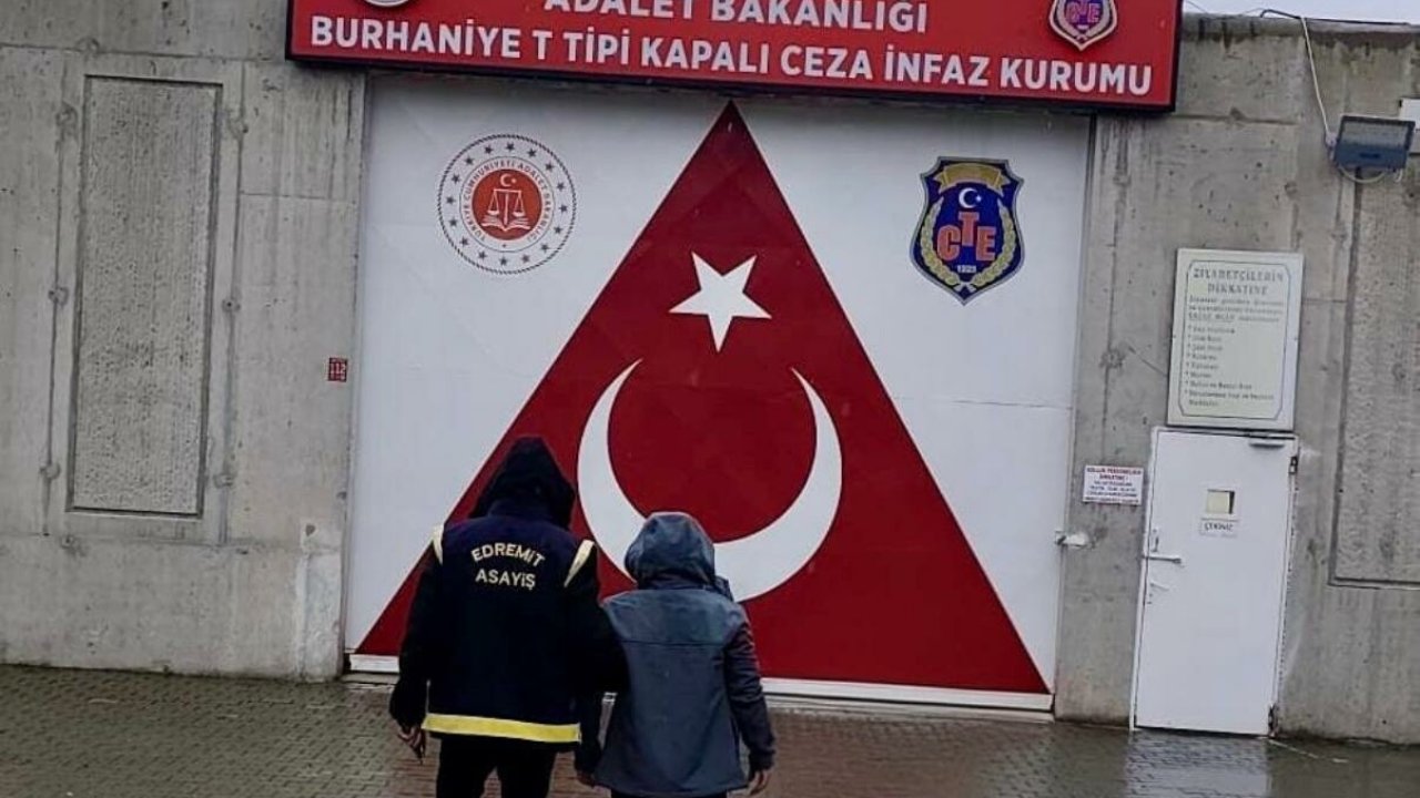 Balıkesir'de 36 yıl 15 gün hapis cezasıyla aranan firari hükümlü yakalandı