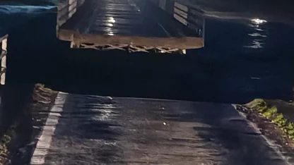 Balıkesir’de yağış nedeniyle köprü çöktü