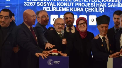 Balıkesir’de yapılacak 7 bin 548 konutun kurası çekildi