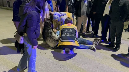 Bursa'da otomobil ile motosiklet çarpıştı: 1 yaralı