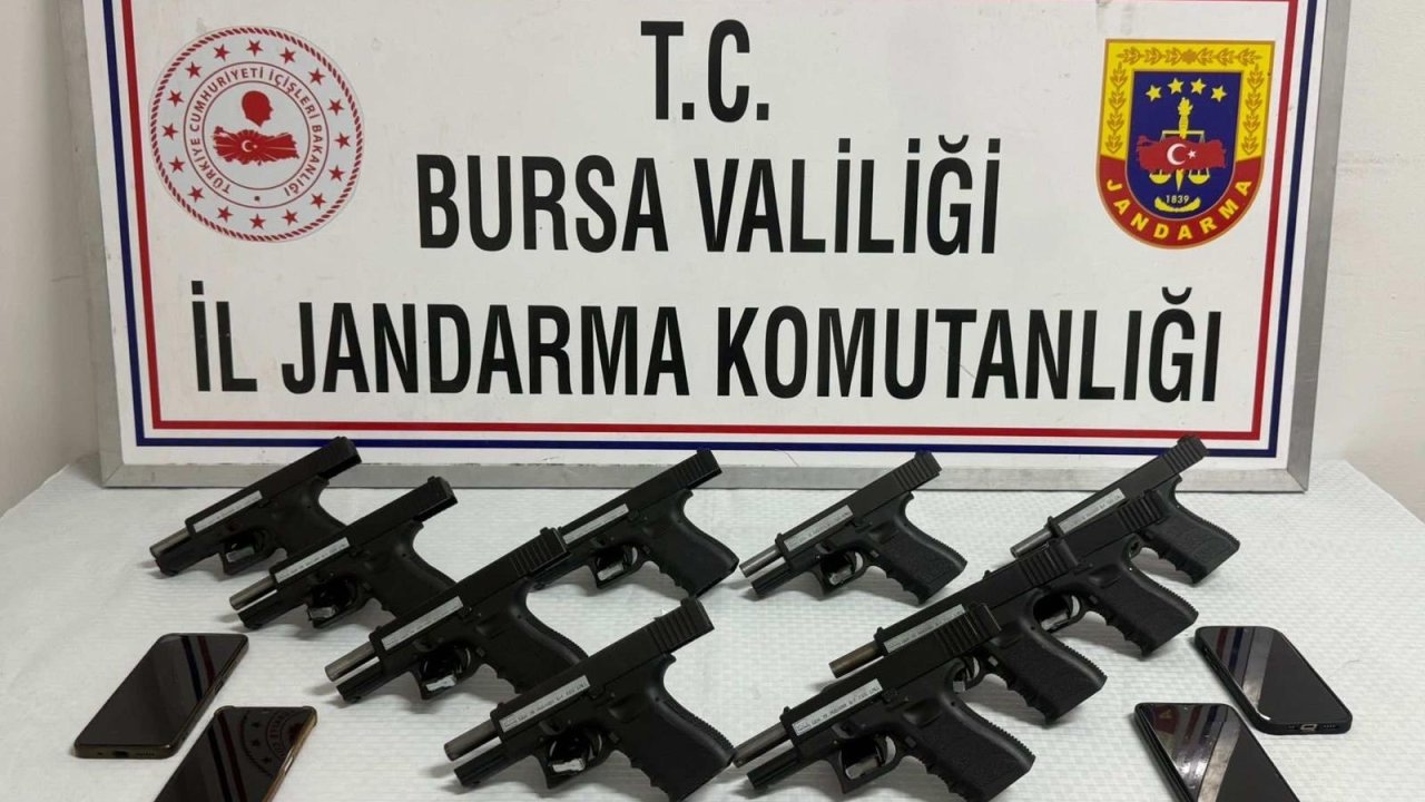 Bursa’da ruhsatsız silah operasyonu: 4 tutuklama