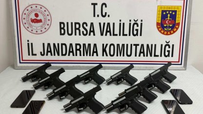 Bursa’da ruhsatsız silah operasyonu: 4 tutuklama