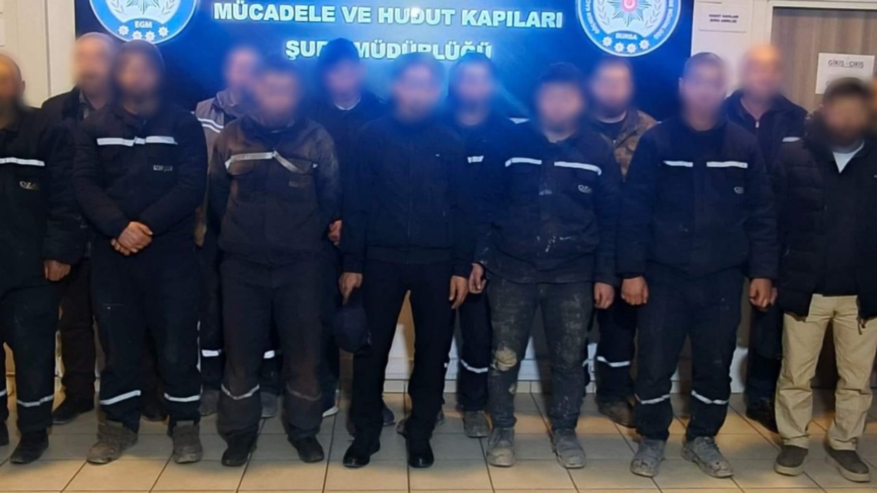 Bursa’da yabancı uyruklulara yer temin edip, çalıştıran şüpheli gözaltına alındı