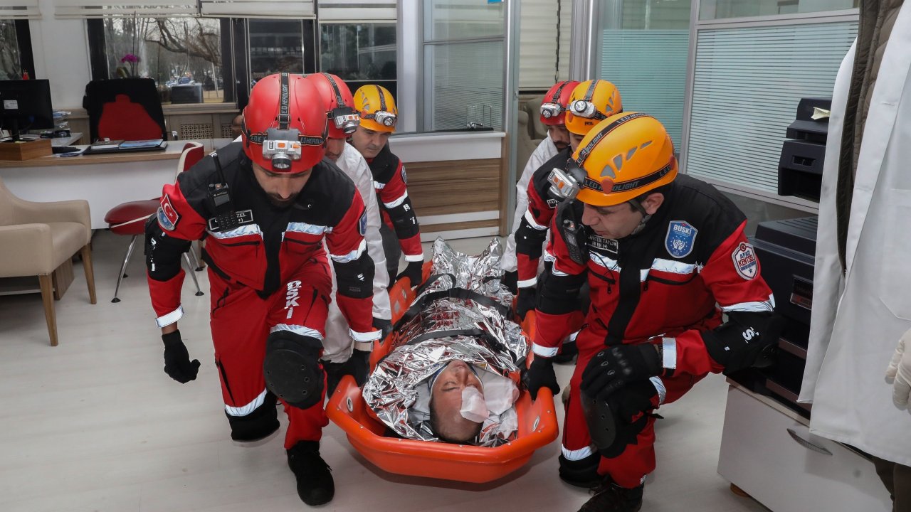 BUSKİ’den gerçeği aratmayan tatbikat