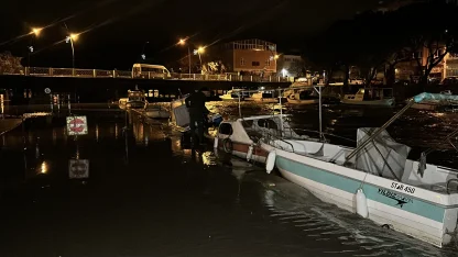 Çanakkale’de sağanak: Kepez Çayı ve Sarıçay taştı