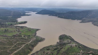 Çanakkale'de sağanak ve kar sonrası barajlarda su oranı yükseldi