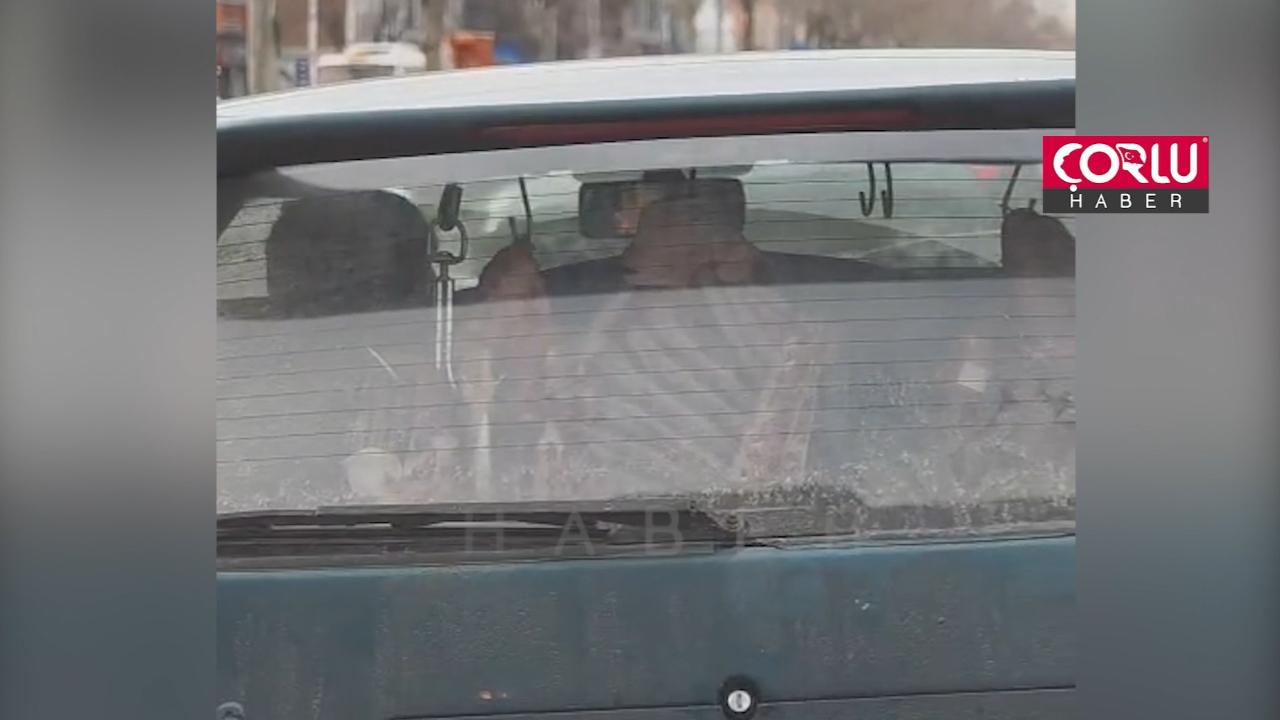 Çorlu’da Pes Dedirten Görüntü! Etler Böyle Taşındı