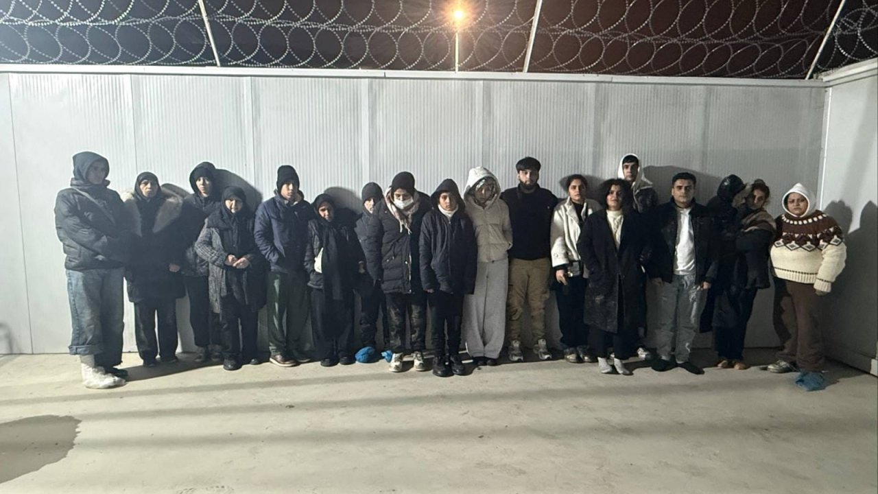 Edirne’de 18 kaçak göçmen yakalandı
