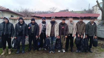 Edirne'de 9 kaçak göçmen yakalandı