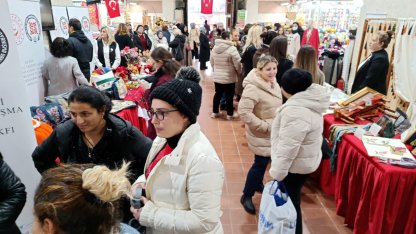 Edirne'de SODAM kurslarında kadınların emeği, sergide buluştu