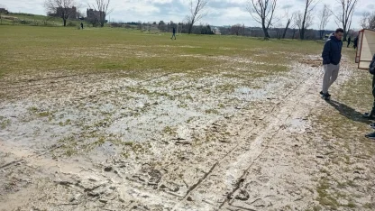 Edirne’de yağış sonrası sahaların zeminleri zarar gördü; 2 maç ertelendi