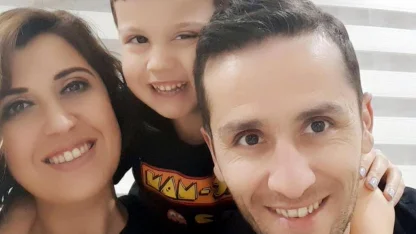 Eşi ve oğlunu öldürüp intihara kalkışan sanık, kanla, 'Beni affedin' yazmış