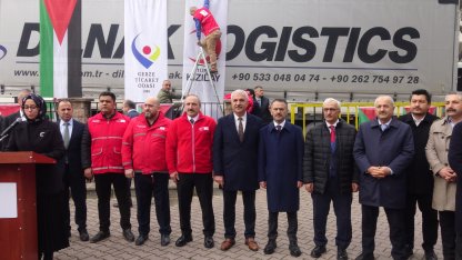 Gebze Ticaret Odası’ndan Gazze'ye 2 TIR dolusu yardım malzemesi